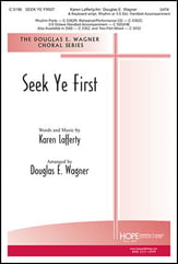 Seek Ye First SATB choral sheet music cover